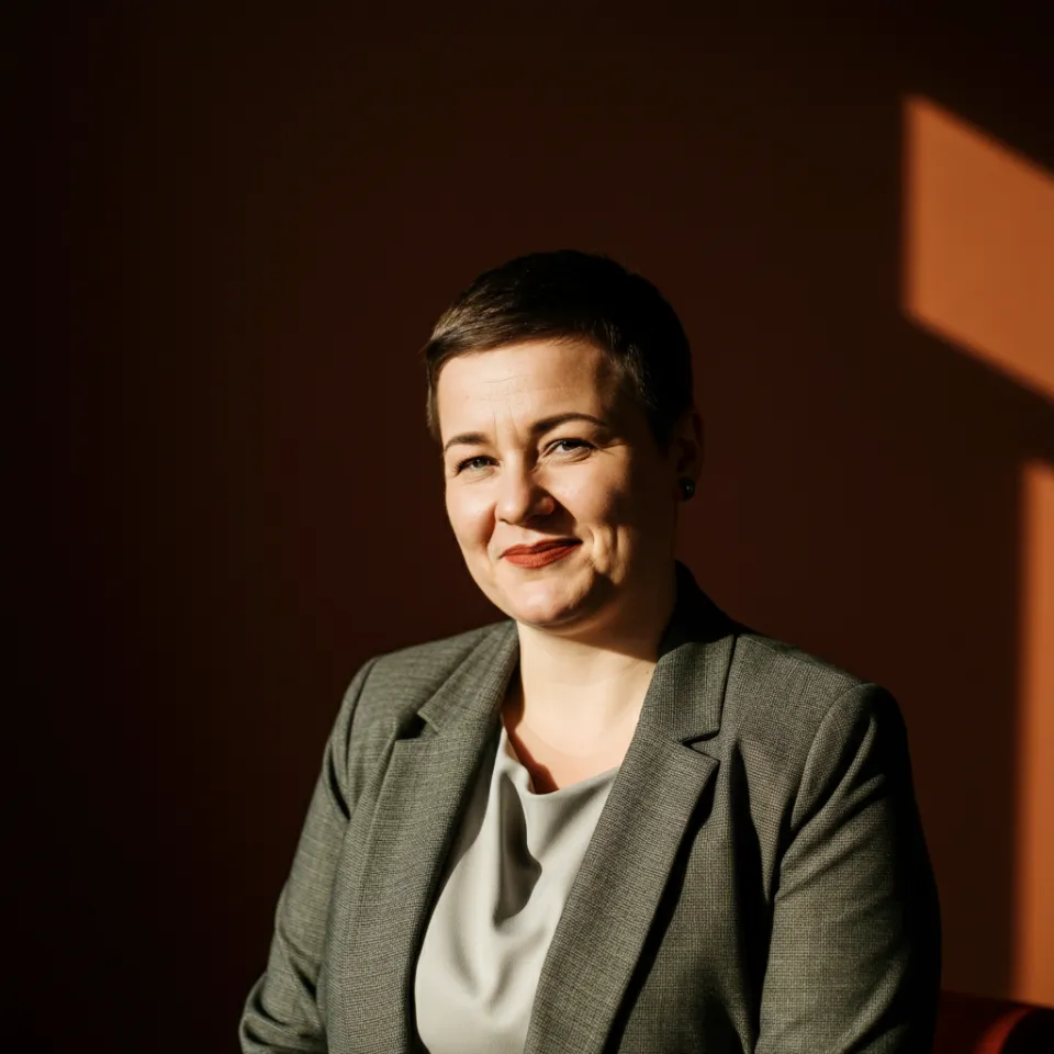 Catarina Lopes em ambiente escolar